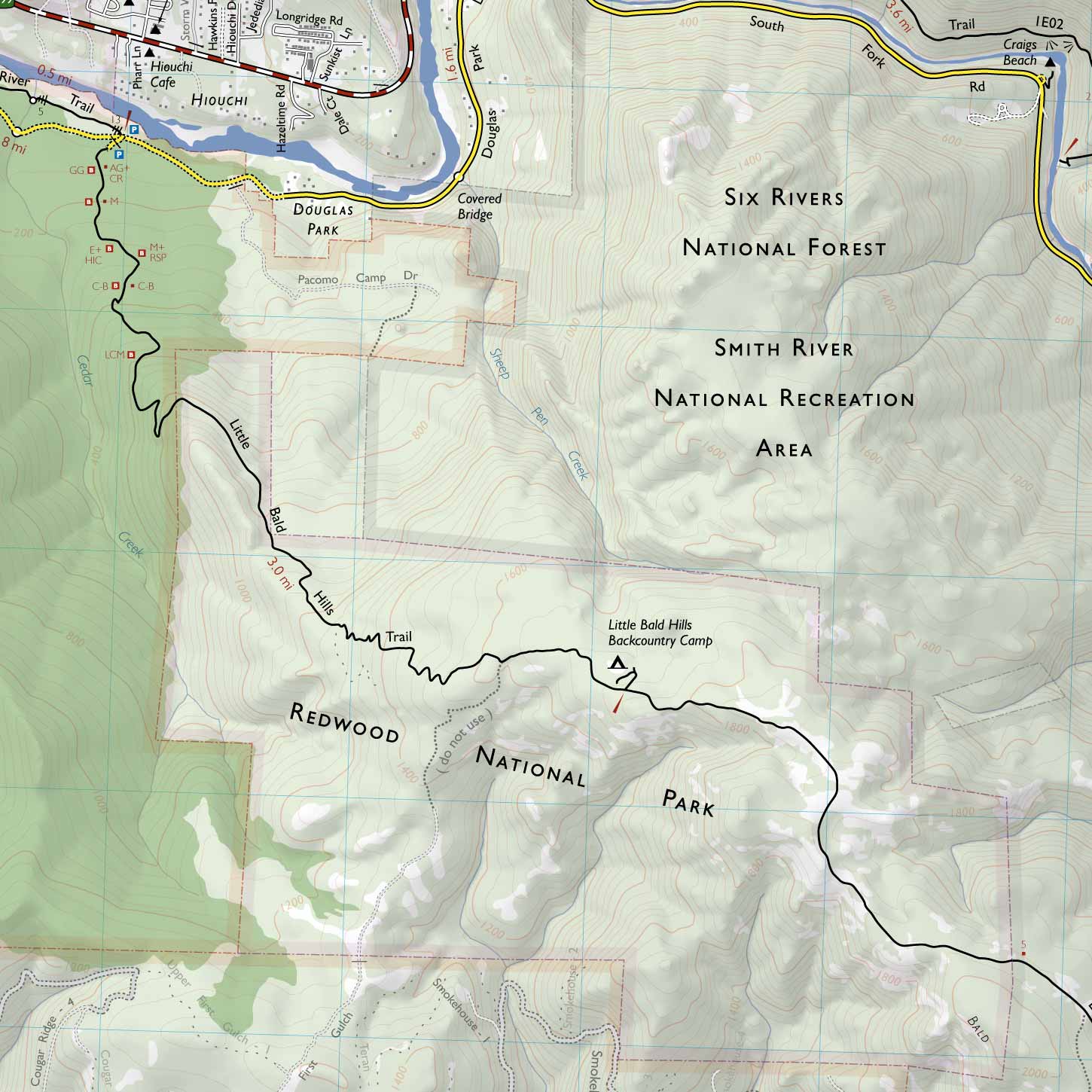 The Little Bald Hills Trail