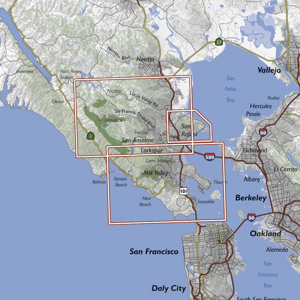 Mount Tamalpais trail map