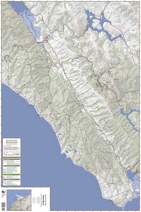 Point Reyes Hikes Map Point Reyes trail map