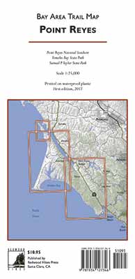 Point Reyes trail map - PtReyesBigCover